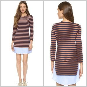 Veronica Beard charter combo shirt dress